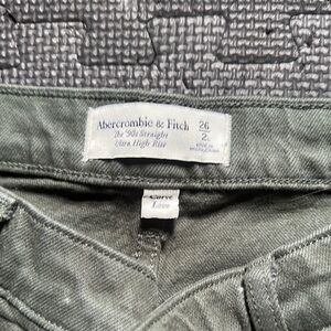 Abercrombie & Fitch Olive Straight Jeans